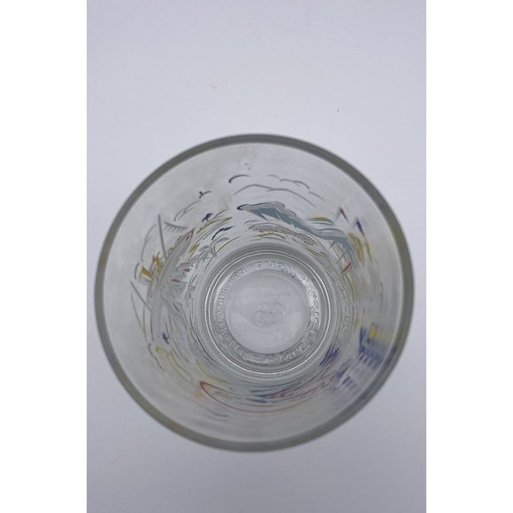 McDonald's Walt Disney World 25th Anniversary Remember The Magic Goofy Glass Cup - Picture 6 of 6